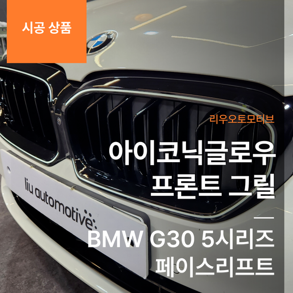 BMW G30 5시리즈 페이스리프트 아이코닉글로우 프론트 그릴